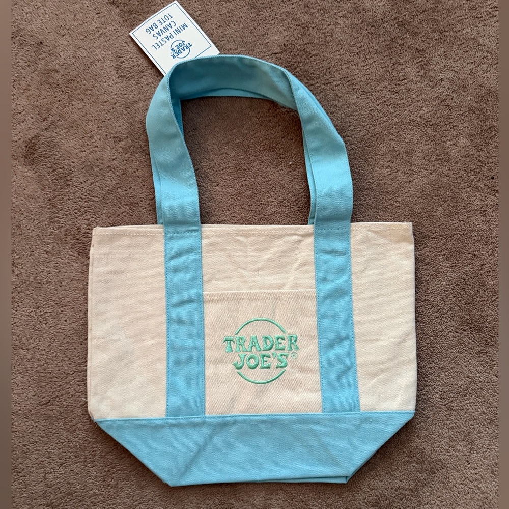 Trader Joe’s Tote Light Blue